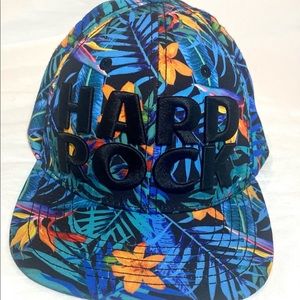 Original HardRock Floral Design Ball Cap One Size Fits All Adjustable Unisex